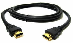 View of HDMI cable